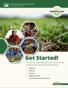 Get Started! A Guide to USDA Resources for Historically Underserved Farmers and Ranchers